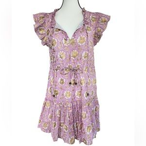 Oliphant Cinched Flirty Dress XS washed  once but never worn (too small for me!)